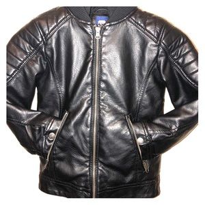 Boys Faux Leather Jacket🖤